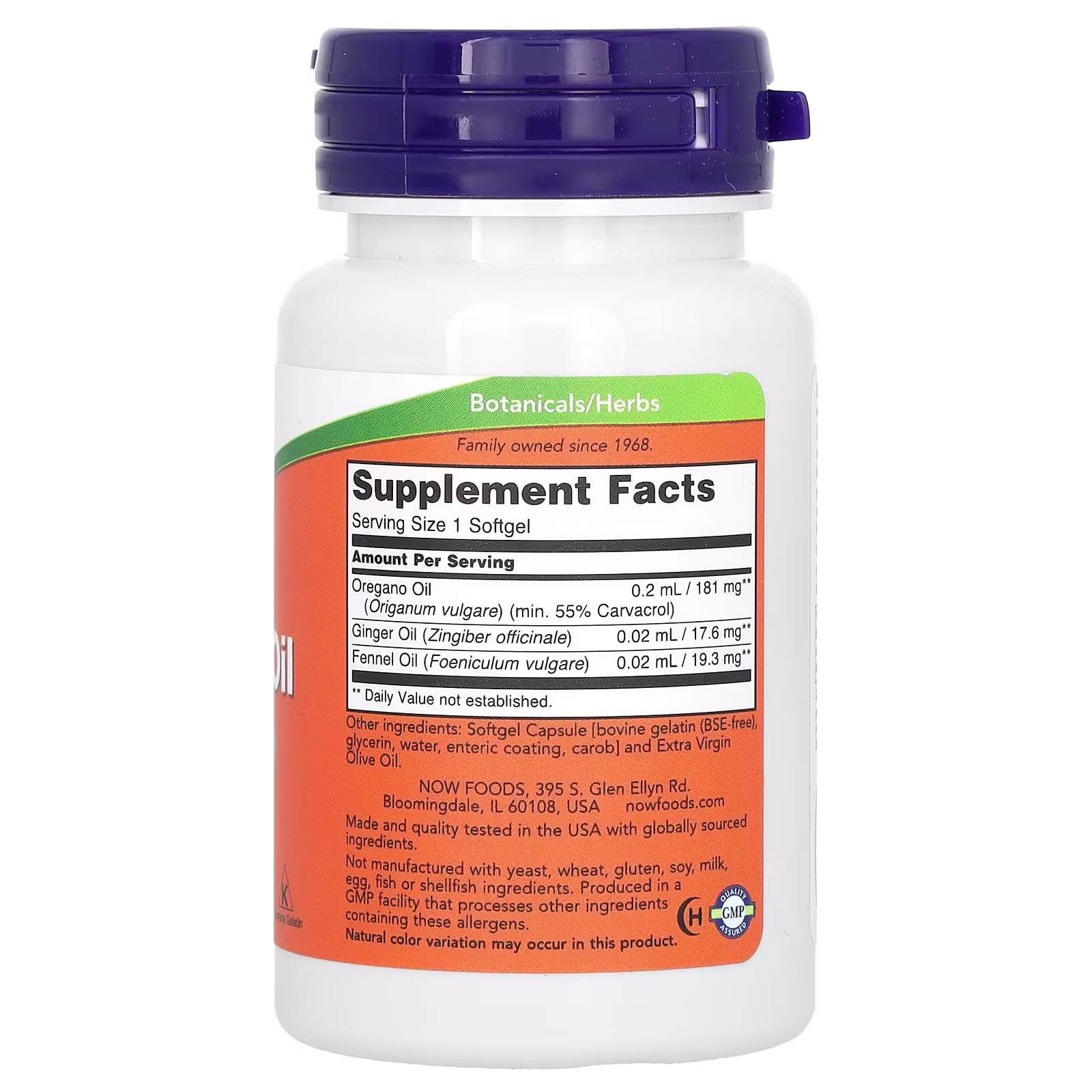 Now Foods Oregano Oil, 90 Softgels 2 Now Foods Oregano Oil, 90 Softgels - Image 2