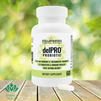 Stellar Biotics DelPRO Metabiotic with Del-Immune V - 60 and 120 Caps