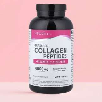 NeoCell Grassfed Collagen Peptides + Vitamin C & Biotin, 270 Tablets