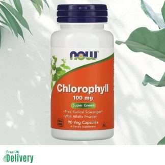 Now Foods Chlorophyll 100mg 90 Veg Caps