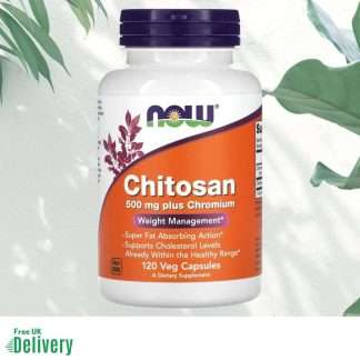 NOW Foods, Chitosan Plus Chromium, 500 mg, 120 Veg Capsules