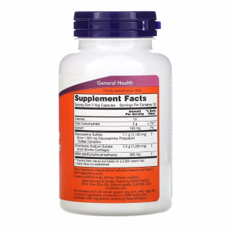 NOW Foods Glucosamine & Chondroitin with MSM - 90 caps 3 NOW Foods Glucosamine & Chondroitin with MSM - 90 caps - Image 2