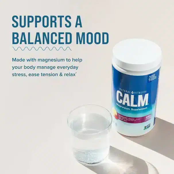 Natural Vitality Calm Powder Raspberry Lemon 453g 2 Natural Vitality Calm Powder Raspberry Lemon 453g - Image 2