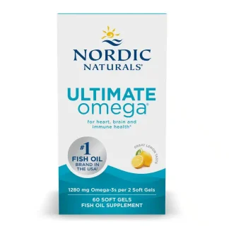 Nordic Naturals Ultimate Omega-D3- 1280mg Lemon - 60 softgels