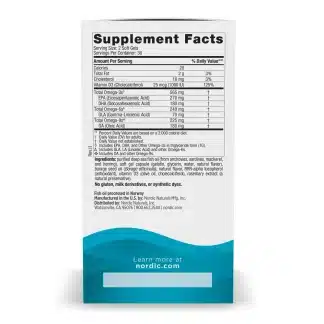 Nordic Naturals Complete Omega-D3 - 565mg Lemon - 60 softgels 3 Nordic Naturals, Complete Omega™-D3, Lemon
