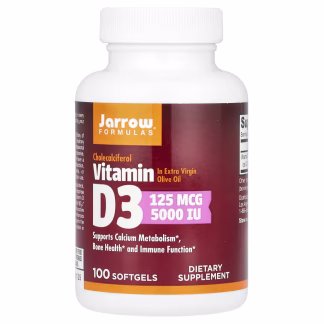 Jarrow Formulas Vitamin D3 - 5000 IU - 100 softgels