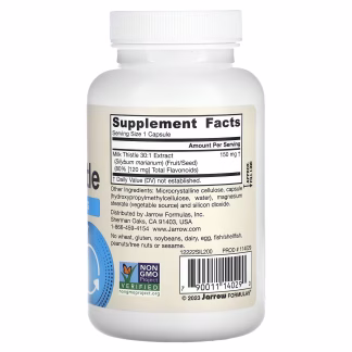 Jarrow Formulas Milk Thistle - 150mg - 200 vcaps 3 Jarrow Formulas Milk Thistle - 150mg - 200 vcaps - Image 2