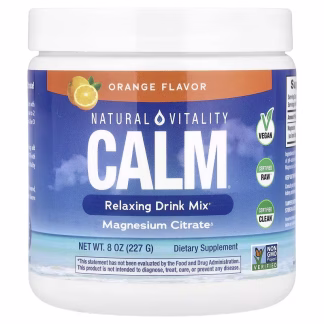 Natural Vitality  Natural Calm Orange Flavour  227g