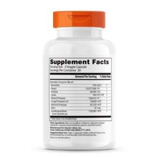 Doctor's Best Proteolytic Enzymes - Ingredients