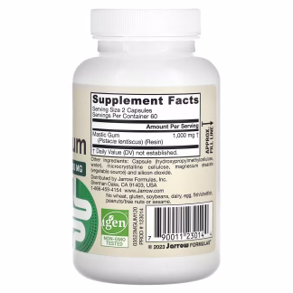 Jarrow Formulas Mastic Gum - 120 vcaps 3 Jarrow Formulas Mastic Gum - 120 vcaps - Image 2