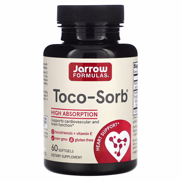 Jarrow Formulas Toco-Sorb - 60 softgels 1 Jarrow Formulas Toco-Sorb – 60 softgels