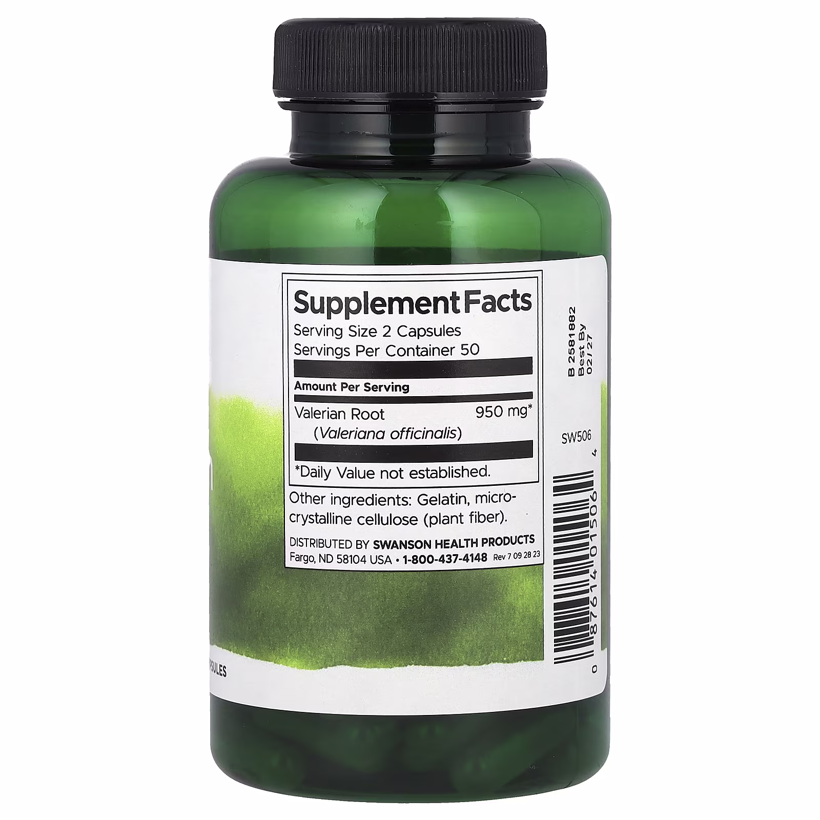 Swanson Valerian Root - 100 caps 457mg 2 Swanson Valerian Root, 475mg – 100 caps