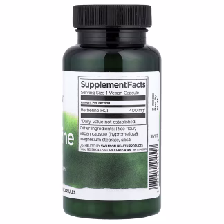Swanson Berberine, 400mg - 60 caps 3 Swanson Berberine, 400mg - 60 caps - Image 2