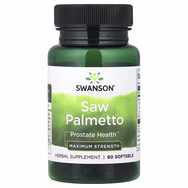 Swanson Saw Palmetto, Maximum Strength - 60 softgels 1 Swanson Saw Palmetto, Maximum Strength - 60 softgels